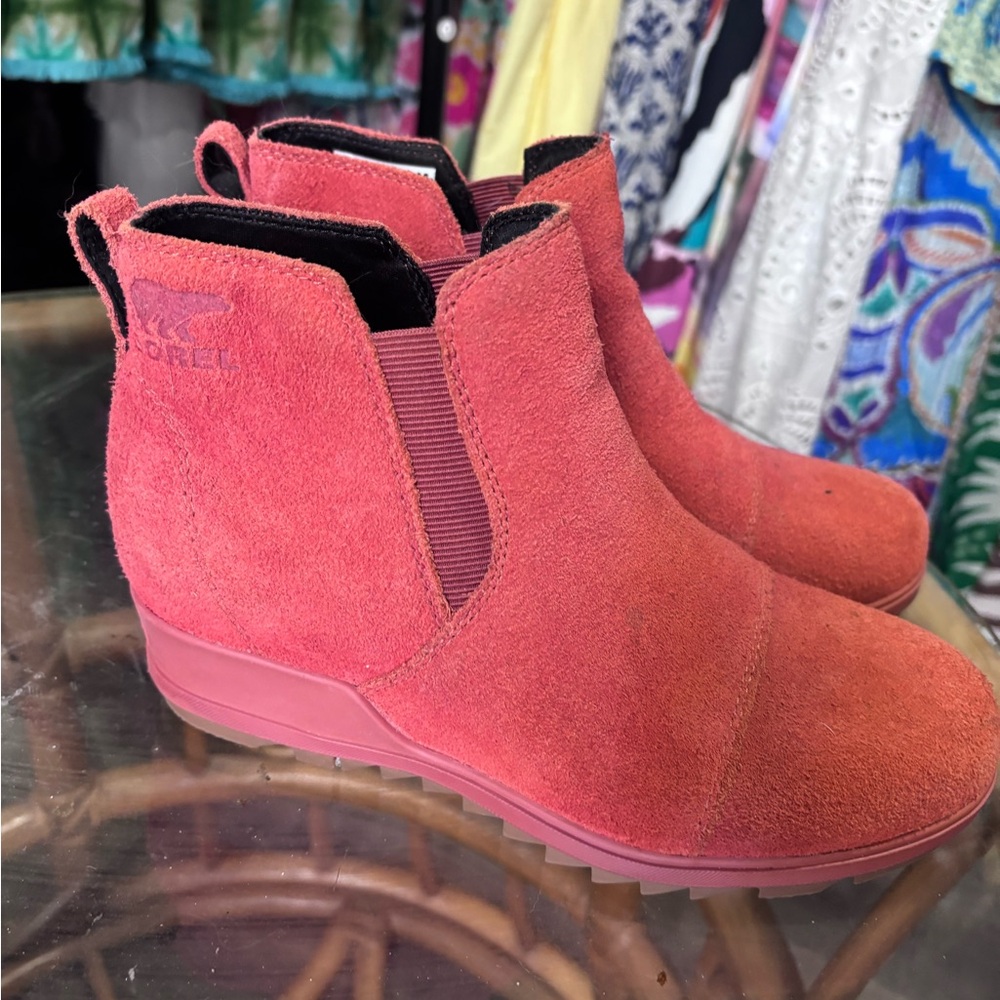 Sorel Women's Vibrant Orange Ankle Booties